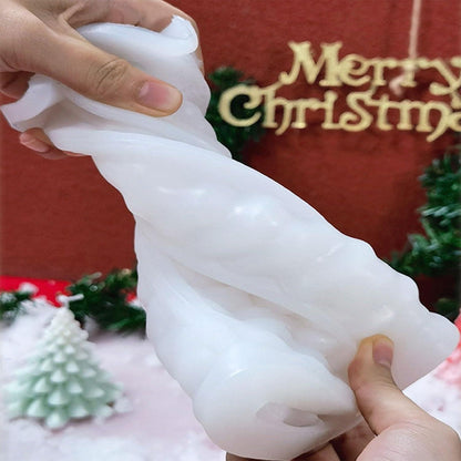 3D Silikonform Weihnachten Schneemann Kerzen DIY Handwerk