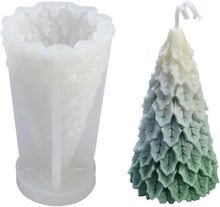 Silikonform Weihnachten 3D Gießform Tannenbaum Kerzenherstellung