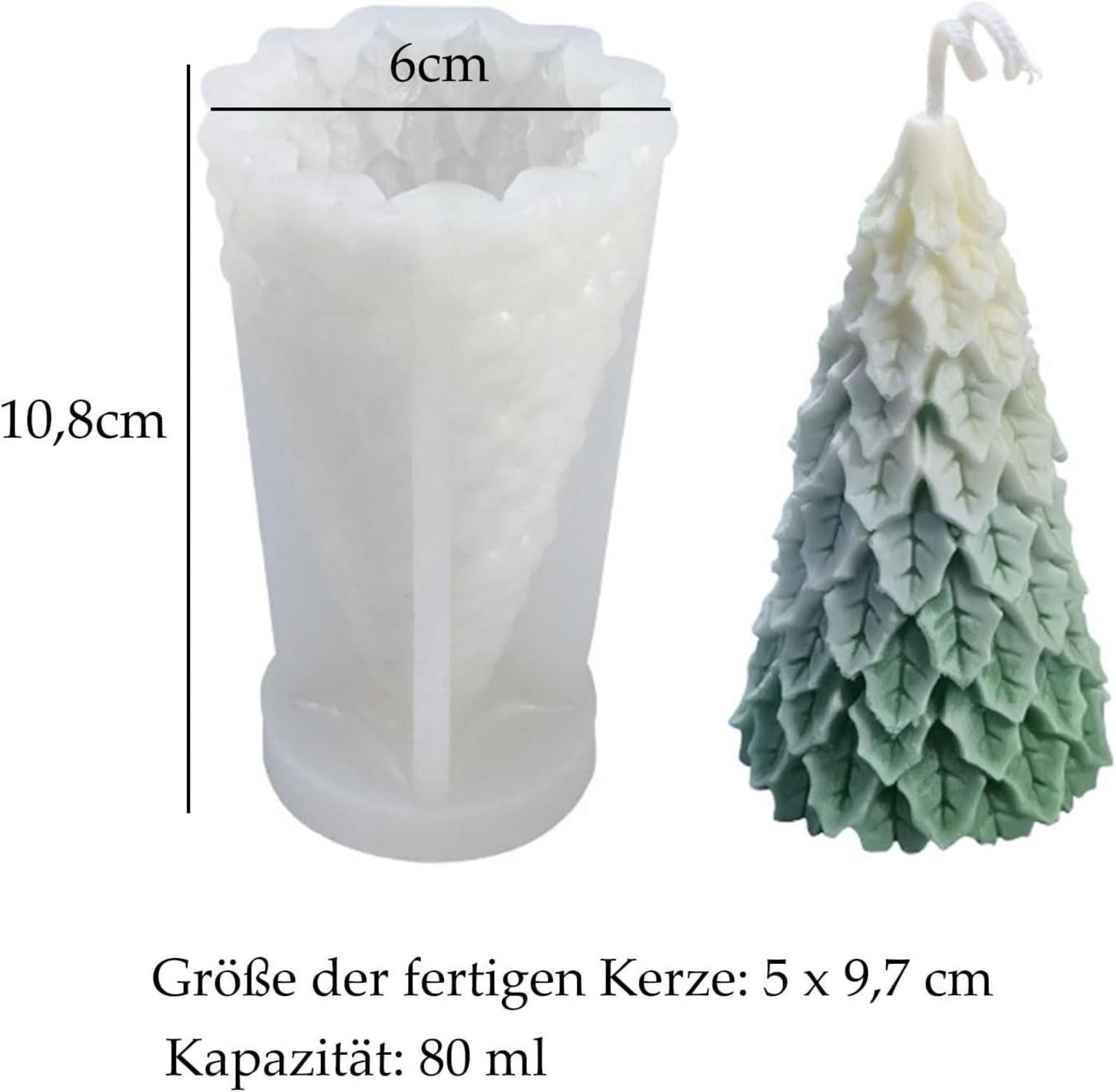 Silikonform Weihnachten 3D Gießform Tannenbaum