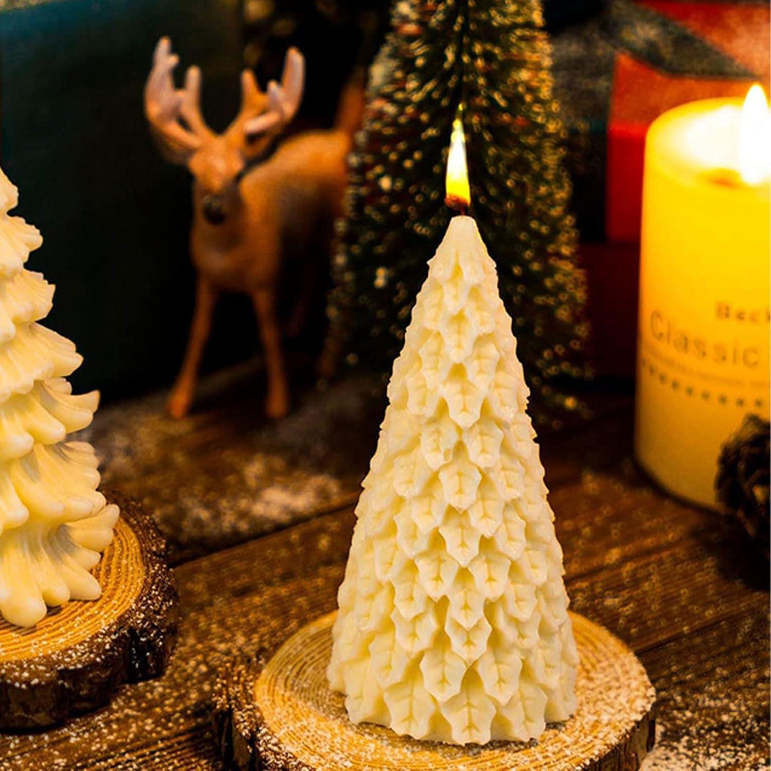 Silikonform Weihnachten 3D Gießform Tannenbaum Kerzenherstellung