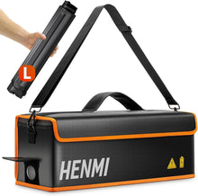 Ebike Akku Tasche Feuerfest mit Metallschnalle 49x15x15cm