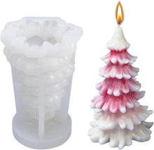 Silikonform Weihnachten 3D Tannenbaum Gießform Kerzenherstellung