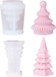 Silikonform Weihnachten 3D Tannenbaum Gießform Kerzenherstellung