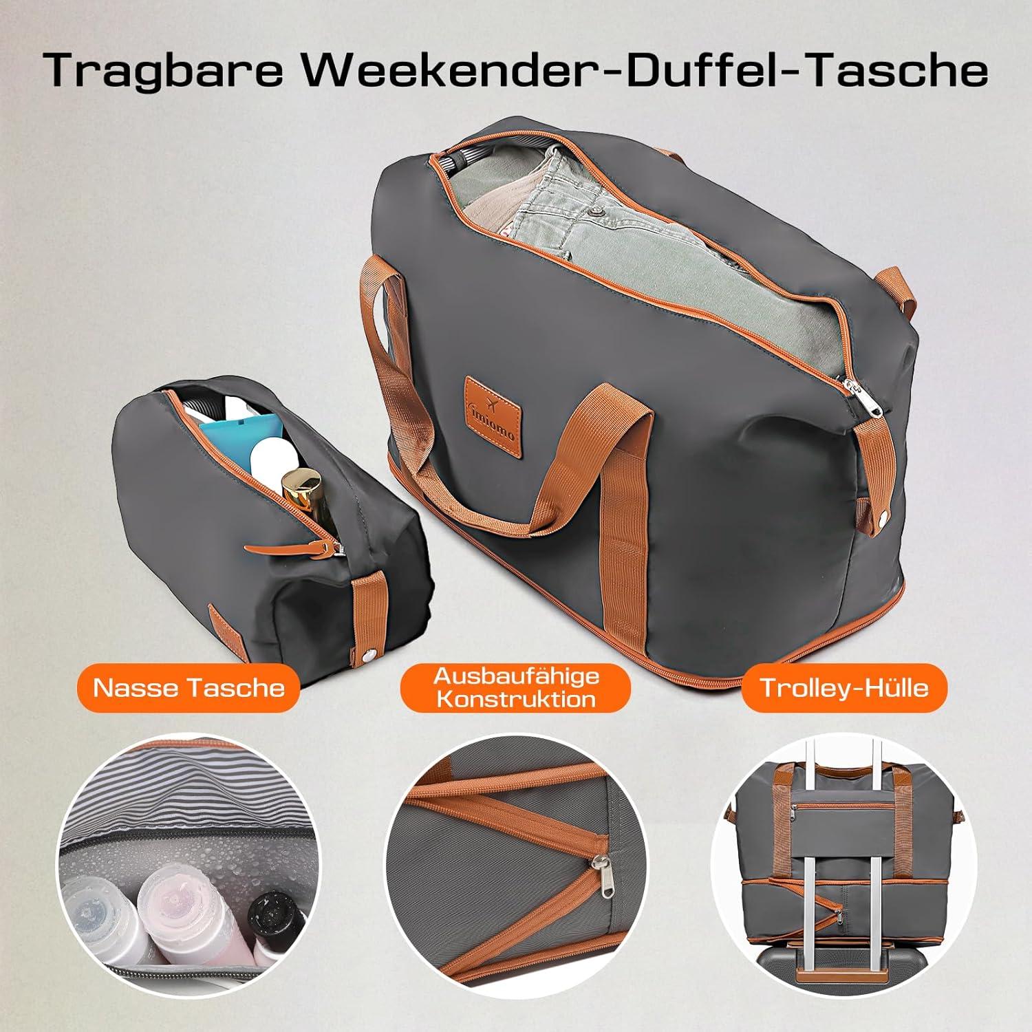 Joyway Kofferset 3-teilig ABS Hartschale 4 Rollen TSA Schloss Grau