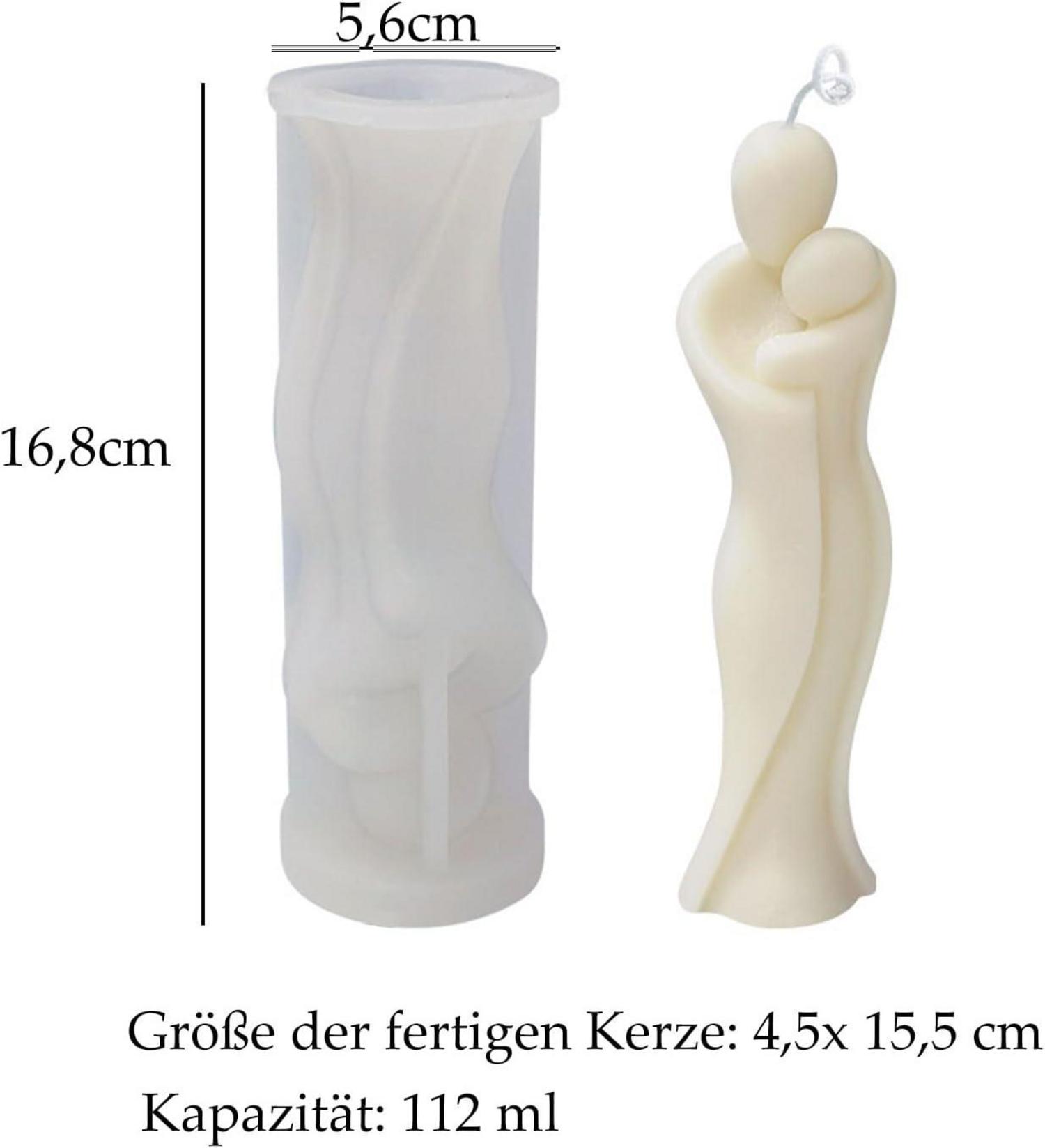 ALLAVA 3D Kerzenform Silikon für DIY Kerzengießform