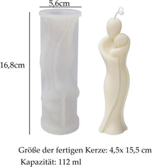 ALLAVA 3D Kerzenform Silikon für DIY Kerzengießform