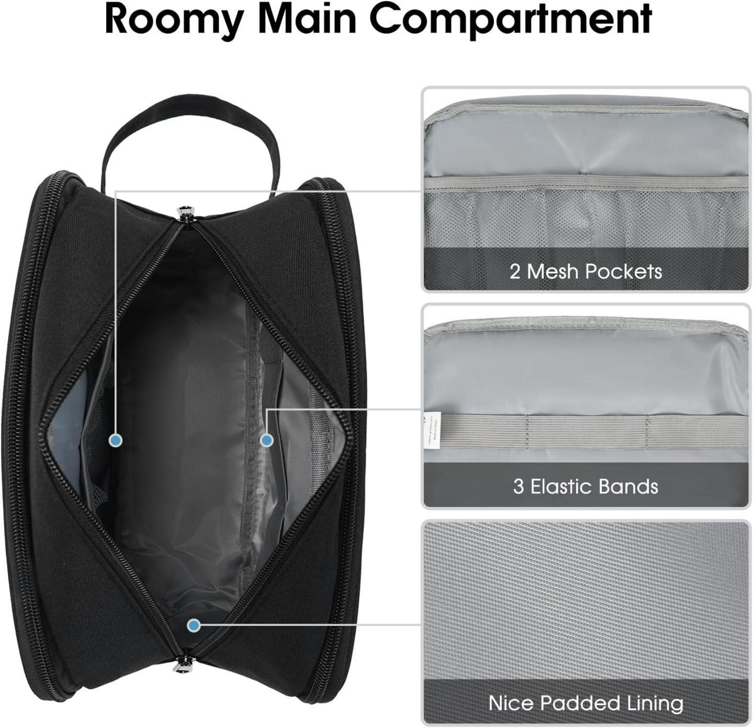 Kosmetiktasche Große Reise Make Up Tasche Schwarz