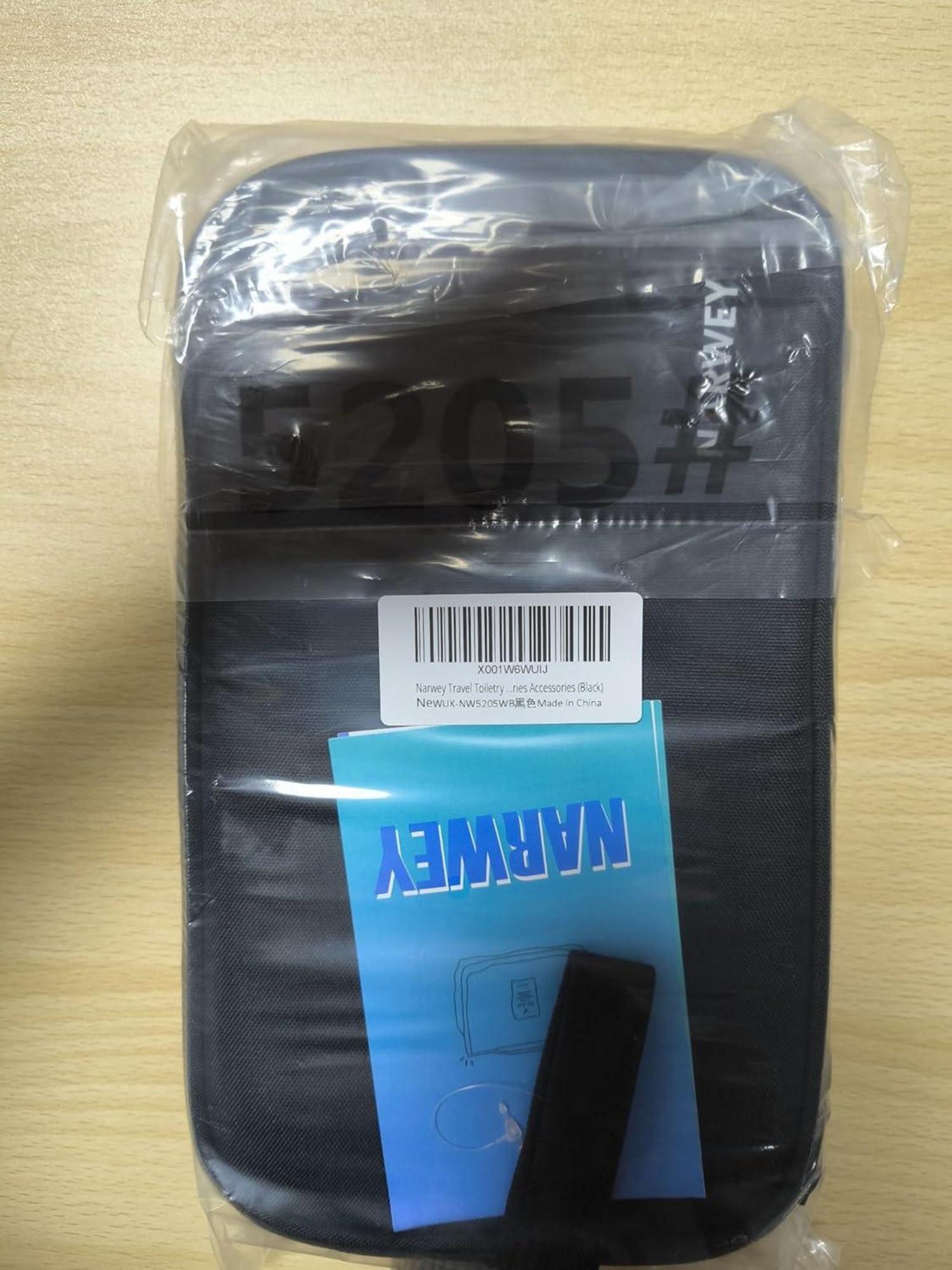 Kosmetiktasche Kulturbeutel Damen Herren groß Reise Make-Up Tasche Schwarz