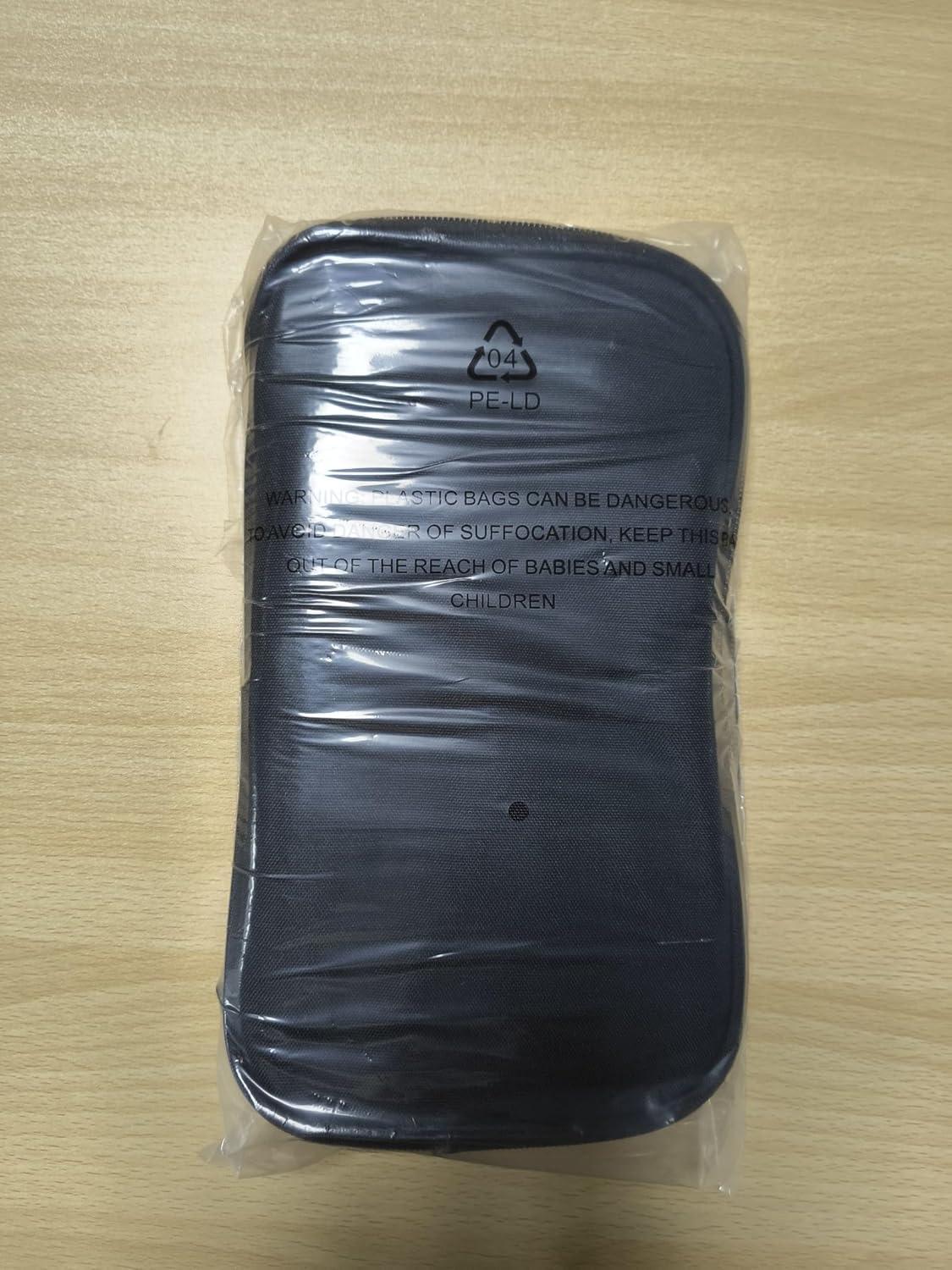 Narwey Großer Reise Kulturbeutel Damen Herren Make Up Tasche Schwarz