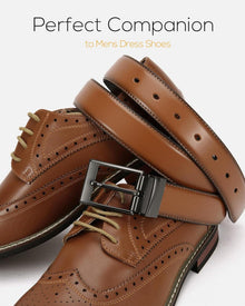 Ledergürtel Herren Wendegürtel Schwarz Braun 32mm Business