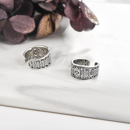 Sterling Silber Ohrmanschetten Clip Ohrringe Non Piercing Schmuck