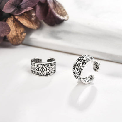 925 Sterling Silber Keltische Knoten Ohrmanschetten Clip On Ohrringe