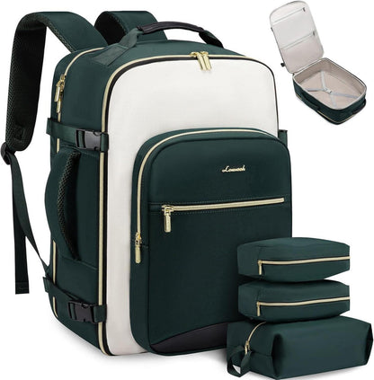 Handgepäck Rucksack 40L Damen Herren Wasserdicht Laptop 17 Zoll