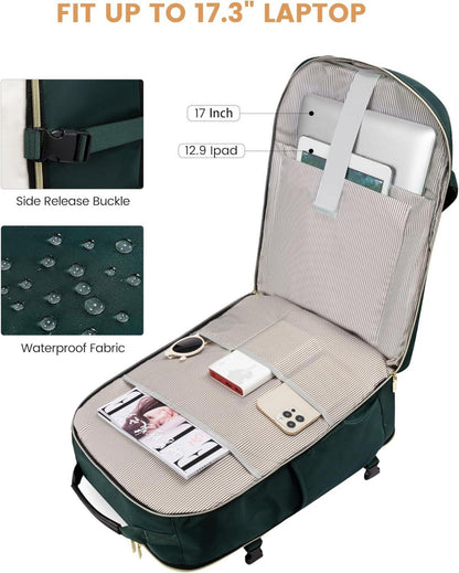 Handgepäck Rucksack 40L Laptop Backpack 17 Zoll Damen Herren