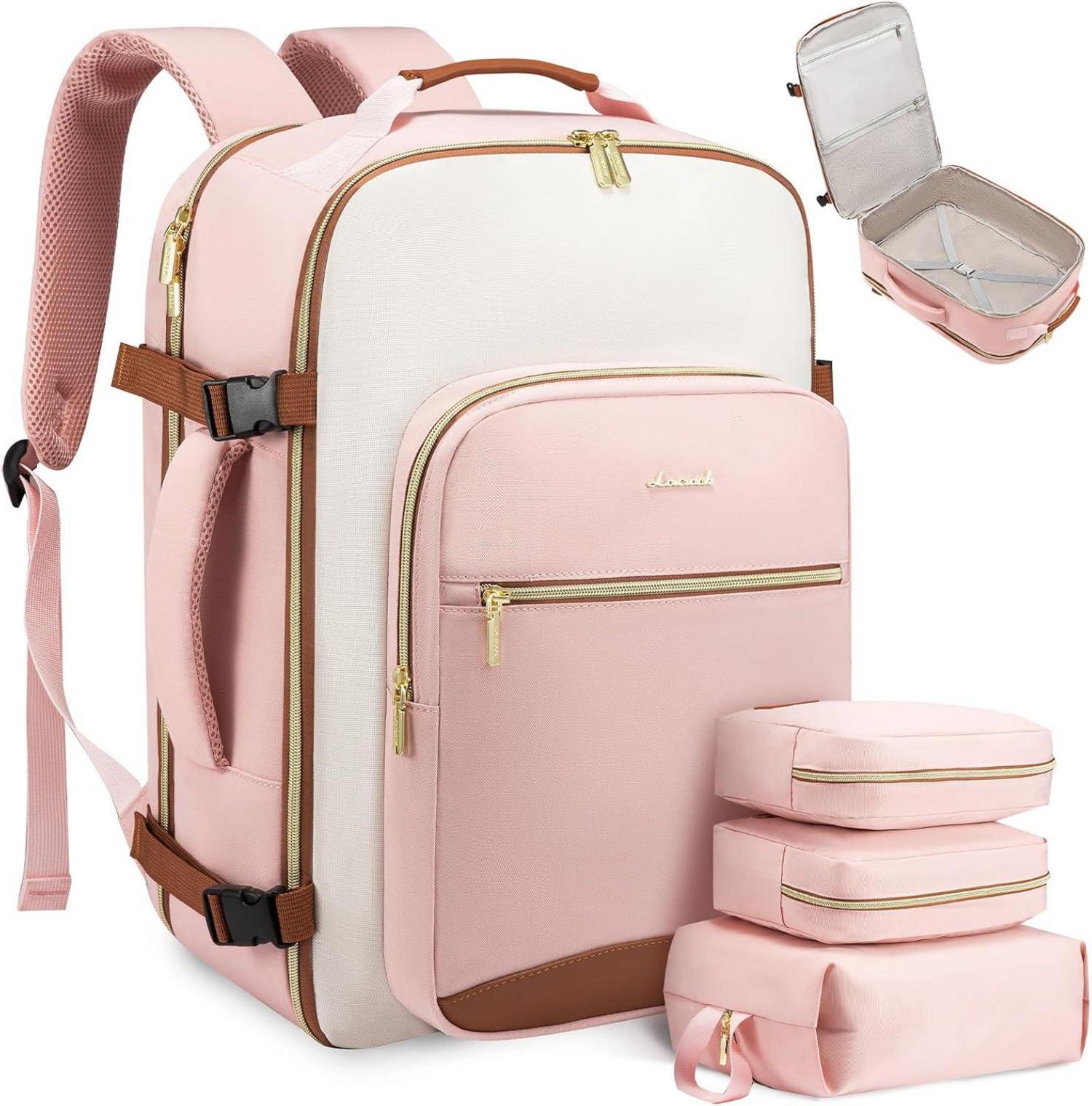 Handgepäck Rucksack Flugzeug Damen Herren 40L Wasserdicht Laptop 17