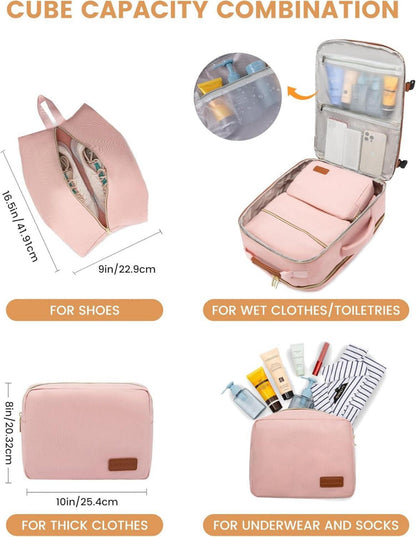 Handgepäck Rucksack 40L Laptop Wasserdicht 17 Zoll Travel Daypack