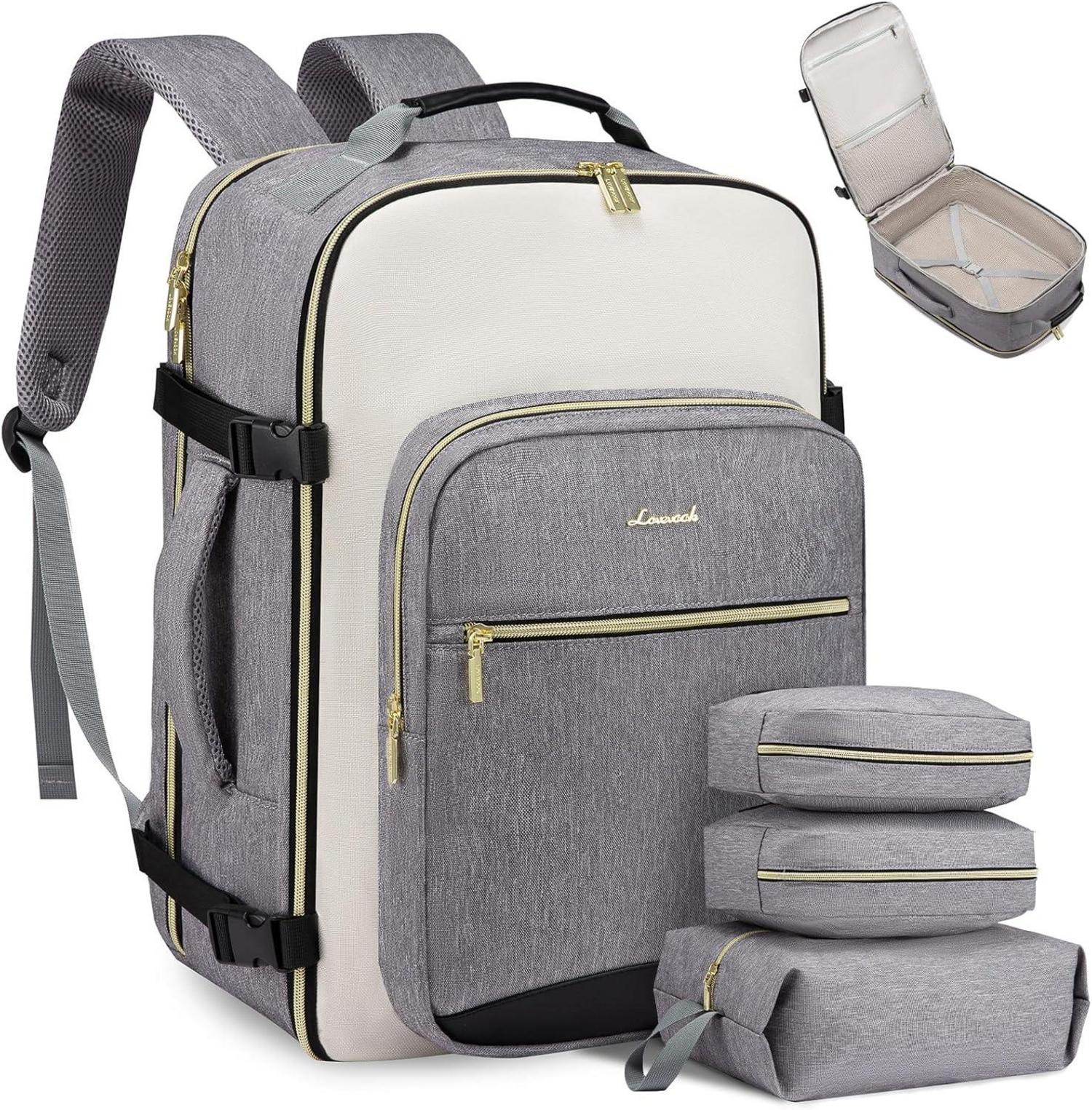 Handgepäck Rucksack 40L Laptop 17 Zoll Wasserdicht für Reisen