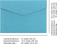 Erweiterbare A4 PU-Leder Dokumentenmappe Große Taschen