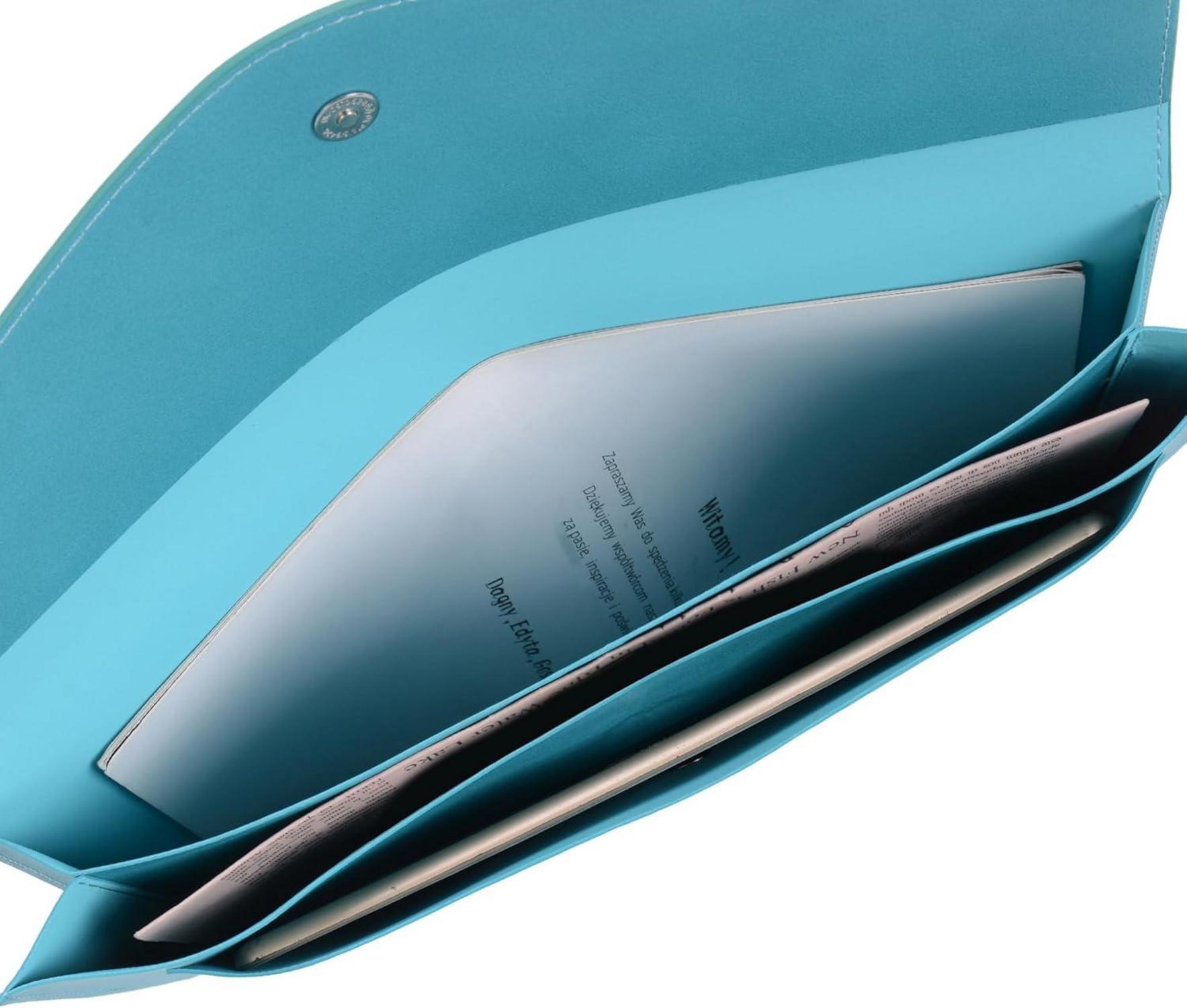 A4 Dokumentenmappe PU-Leder Erweiterbare Große Taschen Umschlaghülle Tablet PC
