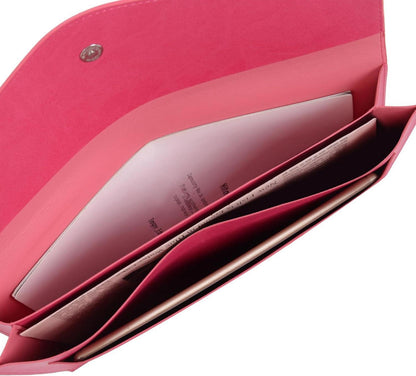 A4 Dokumentenmappe PU-Leder Erweiterbare Große Taschen Papierrechnungen Tablet