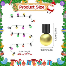 Puppenhaus Zubehör 45 cm Miniatur Lichterkette Weihnachten