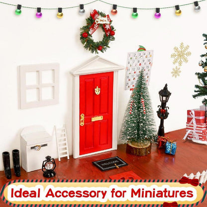 Puppenhaus Zubehör: 45 cm Miniatur Wichtel Lichterkette für