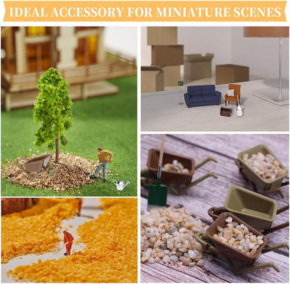 NETUME Miniatur Werkzeugkasten Set 13tlg Wichtel Zubehör Weihnachten Baustelle