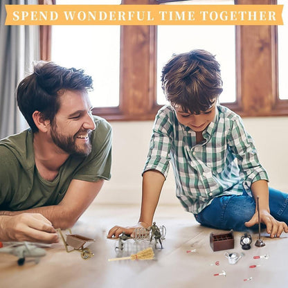 NETUME Miniatur Werkzeugkasten Set 13tlg Wichtel Zubehör Weihnachten Baustelle