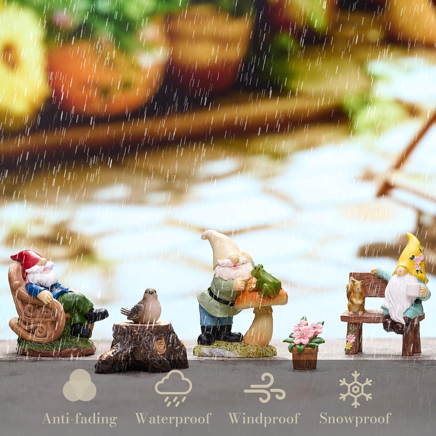 Gartenzwerge Gartendeko Miniatur Garten Ornament Balkon Geschenk