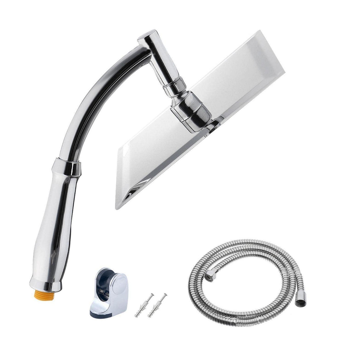 Edelstahl Regenduschkopf 20,3 cm – Hochdruck & 360° verstellbar