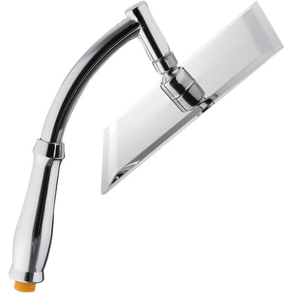 Edelstahl Regenduschkopf 20,3 cm – Hochdruck & 360° verstellbar