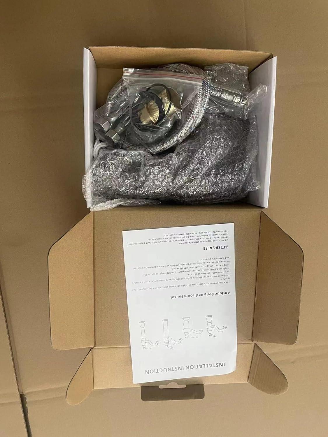 Namuoto Wasserhahn Schwarz für Bad Waschtischarmatur, Keramikventilkern, Messing