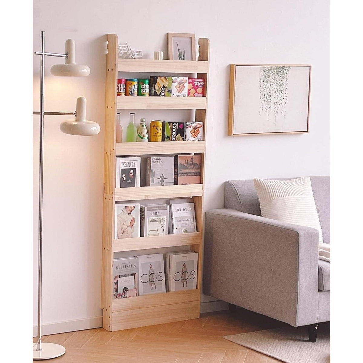 Massivholz Bücherregal Wandregal für Kinder & Erwachsene (80cm)