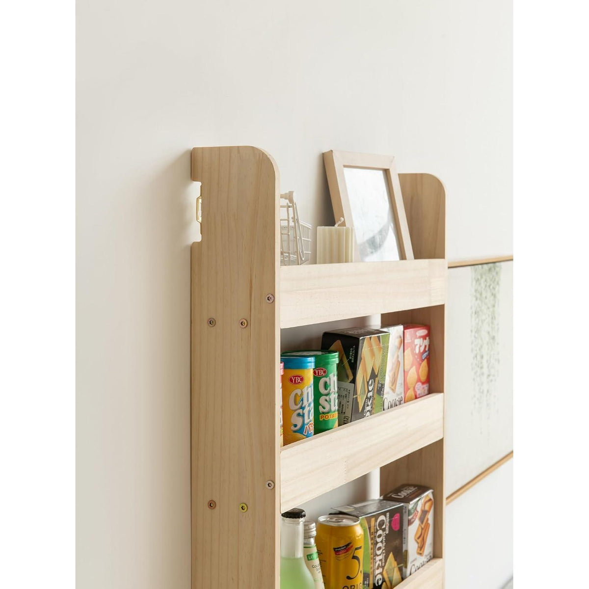 Massivholz Bücherregal Wandregal für Kinder & Erwachsene (80cm)