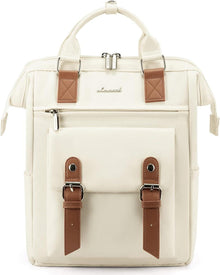 Rucksack Damen Wasserdicht Mini Cityrucksack Beige Frauen Modern