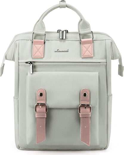Kleiner Damenrucksack Elegant Wasserdicht 14-Zoll-Laptopfach