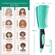 Entwirrbürste für Afro Haar Locken 3a