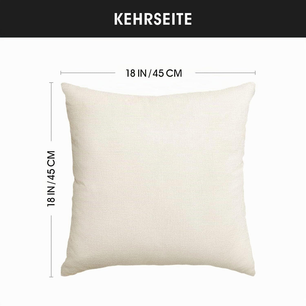 Oster Kissenbezüge 4er Set - Hasen, Blumen & Eier 45x45 cm