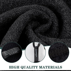 Mikrofasertücher Barista Tuch Schwarz Waffeltuch 30x30cm 12er Set