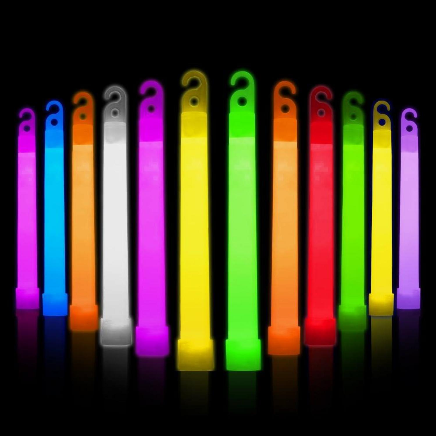 Premium Leuchtstäbe Hochzeit Knicklichter 25er Set Glow in the Dark