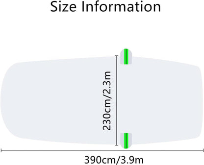Autoabdeckung Halbgarage Winter wasserdicht 390x230cm Schutz