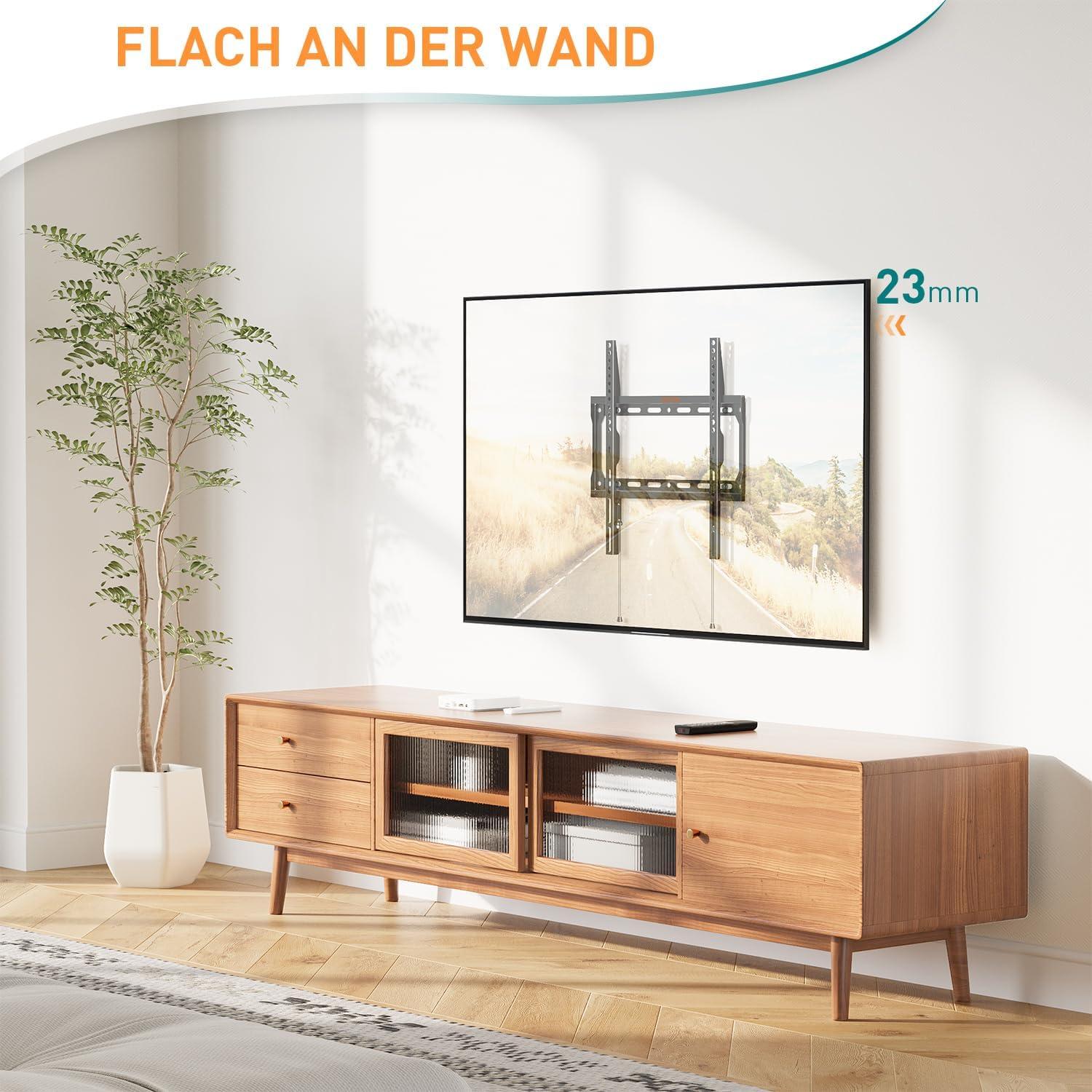 TV Wandhalterung 26-60 Zoll Flach und Curved Fernseher VESA