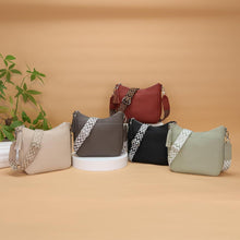 Crossbody Damen Umhängetasche Klein Leder Hellgrün Vegan