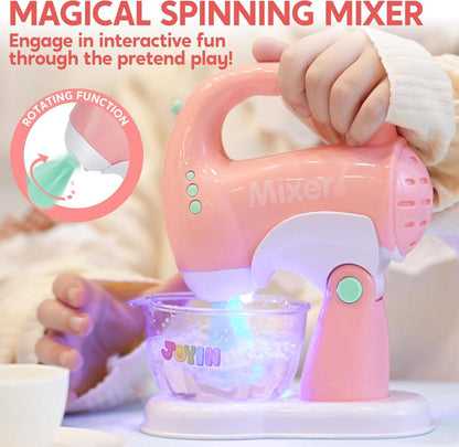 Küchenspielzeug Set Kaffeemaschine Mixer Toaster Licht Geräusche Kinder 2-5Jahr