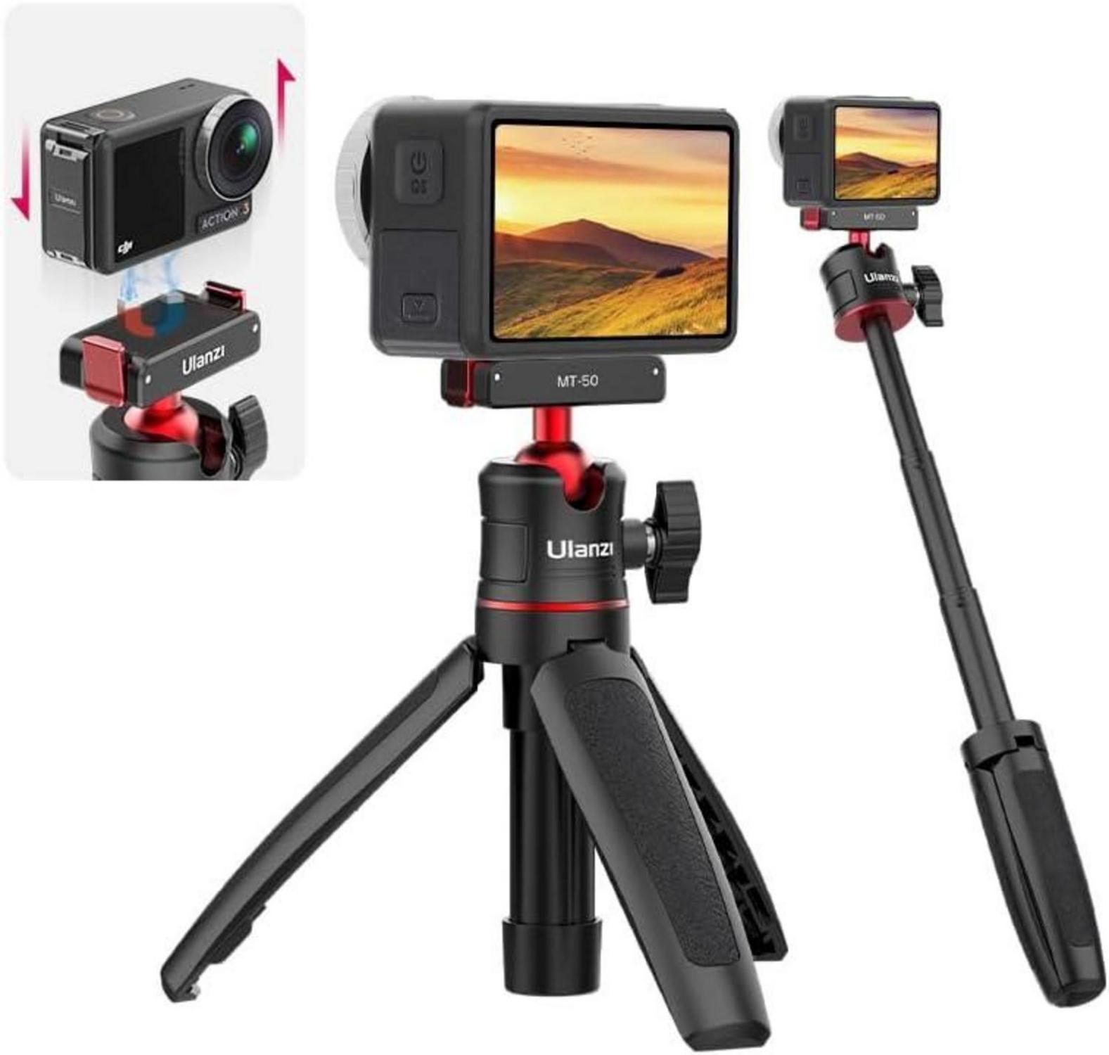 Mini Stativ für DJI Action 4/3 mit magnetischem Kugelgelenk, tragbar