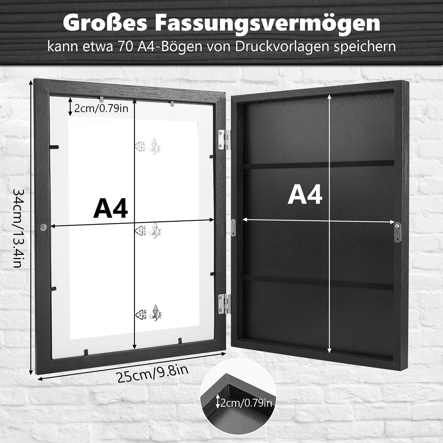 Bilderrahmen für Kinderzeichnungen A4 Acrylglas Umweltfreundlich