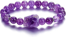 Amethyst Perlen Armband Kristall Healing 8mm Naturstein