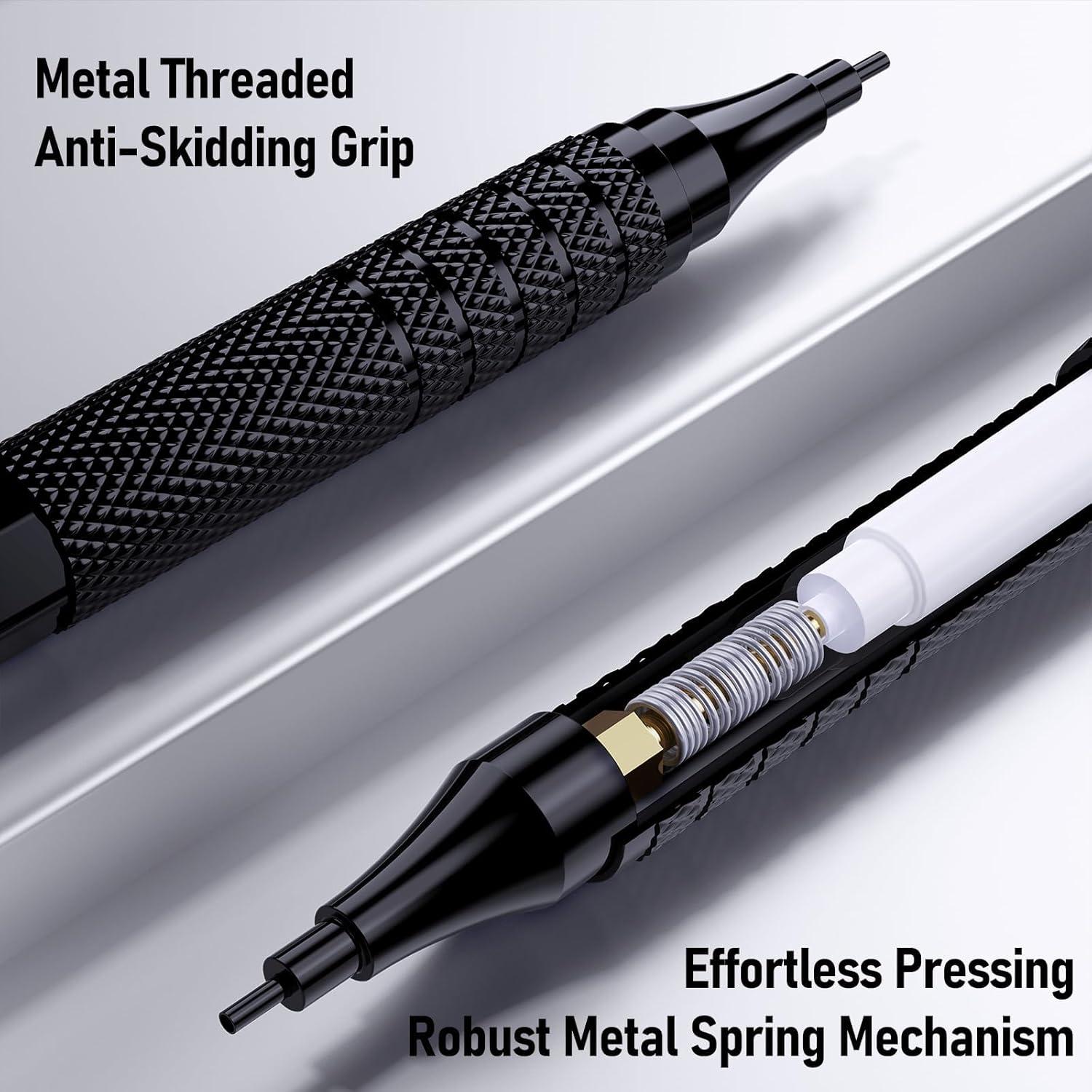 Metall-Druckbleistift-Set mit 420 Minen, 5 Stück, 4 Modelle, für