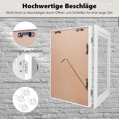 Kinderzeichnungen Bilderrahmen Weiß A4, 2 Stück umweltfreundliches MDF Acrylglas Disney-Rahmen