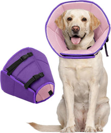 Leckschutz Halskrause Hund Schutzkragen Biss Leckschutz Lila L